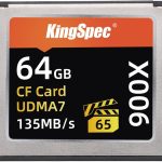 Cartão de Memória 64gb 128gb 256gb CF Kingspec